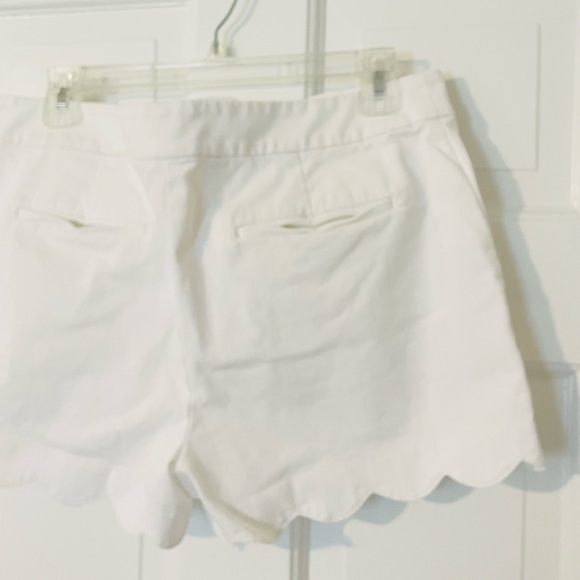 Loft White Scalloped Shorts - Picture 4 of 6